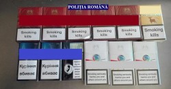 Țigări de contrabandă, depistate de polițiștii orașului Lipova