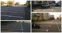 Primăria Arad a demarat acţiunea de refacere a marcajelor locurilor de parcare în cartierele din municipiu