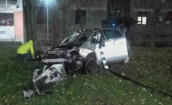 Accident rutier în zona gării din Arad. Şoferul a ajuns în stare gravă la spital