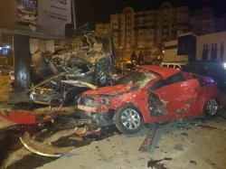 Dezastru provocat de o șoferiță din cauza vitezei! 10 maşini făcute PRAF!