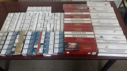 28 de cartușe de țigări netimbrate, ridicate de Jandarmii Arădeni în vederea confiscării 
