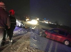 Circulație blocată pe drumul ce leagă Aradul de Timișoara, în urma a două accidente rutiere