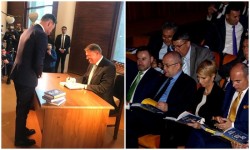 Primarul Falcă, alături de preşedintele Iohannis la lansarea cărţii “EU.RO. Un dialog deschis despre Europa”