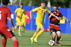 Gol pentru Miculescu în tricoul naționalei U18, România și Georgia și-au împărțit victoriile în „dubla” amicală


