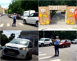 Poliţiştii locali prezenţi la datorie în perioada desfășurării „Street Food Festival”

