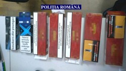 Contrabandă cu țigări în Sântana