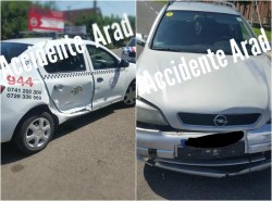 Accident cu Taxi și Opel în Bujac