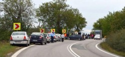 Autobuz ce transporta 20 de persoane implicat într-un accident rutier pe drumul ce leagă Aradul de Timișoara