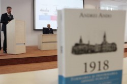 Lansare de carte la Consiliul Județean Arad. Andrei Ando : „1918: formarea și deformarea opiniei publice. Agenda unui an istoric”