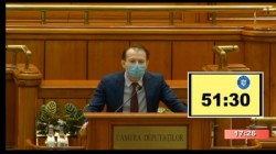 Guvernul Florin Cîţu a fost investit oficial cu 260 de voturi