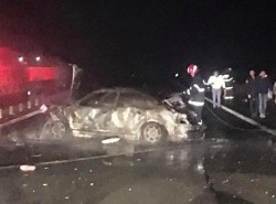 Şoferul care a produs accidentul de pe A1 de joi seara în care a murit un copil de doar 3 ani, nu avea carnet de conducere!