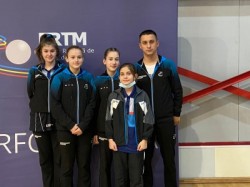 Junioarele II de la CSM Arad au cucerit bronzul la Campionatul Național pe echipe la tenis de masă