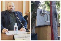 Pe principiul “Hoțul strigă hoții” consilierul municipal PSD, Cosmin Buruc, își trage construcție ilegală pe ștrand