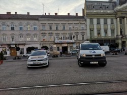 Razie în centrul Aradului pentru verificarea stării tehnice a autovehiculelor

