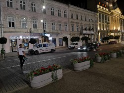 O nouă razie a polițiștilor în centrul Aradului pentru verificarea stării tehnice a autovehiculelor

