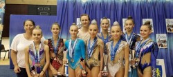 Starurile de la concursul ”Rhythmic Star” de la Ploiești au fost gimnastele de la CSM Arad 

