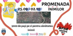 Cluburile Rotary Arad şi Rotary Arad Cetate organizează ”Promenada Inimilor 2021”