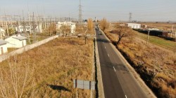 Marcaj provizoriu pe șoseaua dintre Arad și Horia

