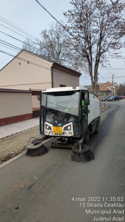 Prima săptămână din programul Curățeniei generale de primăvară în municipiul Arad s-a finalizat azi, 4 martie 

