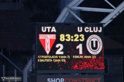 UTA face puncte cu noile promovate. UTA – U Cluj 2 - 1

