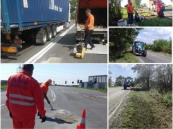 Lucrări de reparații de anvergură pe autostrada A1 și drumurile naționale ce străbat Aradul