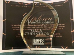“Proiectul Anului” a fost câștigat de “Ghioroc Summer Fest” în cadrul Galei Studenților 2022