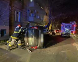 Accident cu victimă la intersecția străzilor Nicolae Grigorescu și Vasile Milea din Arad