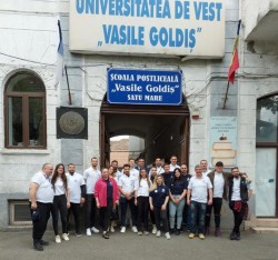 Studenții din Arad în vizită la colegii de la filiale