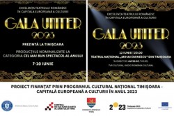 Gala Premiilor Uniter 2023 la Timișoara. Excelența teatrului românesc 
în Capitala Europeană a Culturii
