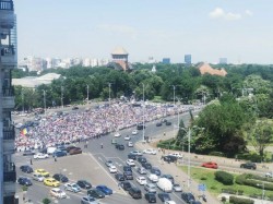 Profesorii și angajații din Învățământ în a 7-a zi de grevă generală. Miting uriaș la București