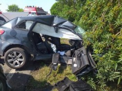 Accident mortal între Salonta și Arad pe DN79. În urma ciocnirii a 2 autoturisme a decedat o femeie de 39 de ani

