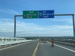 Trafic restricționat la noapte pe autostrada A1 între Traian Vuia și Margina