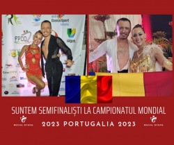 Andreea Silvana Haizar și Patrik Haizar sunt semifinaliști la Campionatul Mondial din Portugalia