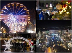S-a deschis Târgul de Crăciun din Piața Avram Iancu