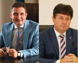 Iustin Cionca și Călin Bibarț, candidații PNL Arad pentru Consiliul Județean, respectiv Primărie. Gheorghe Falcă, primul loc la încredere în municipiu și județ