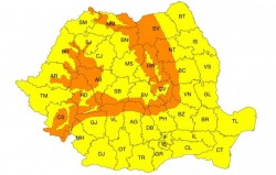 Furtuna Pia lovește România. Cod galben și portocaliu de viscol în zilele premergătoare Crăciunului