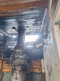 Incendiu la anexa unei case de pe strada Gheorghe Doja din Arad