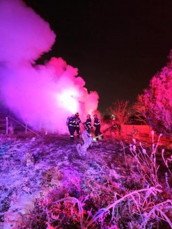 Incendiu izbucnit de la un coș de fum în zona Balastierei Micălaca