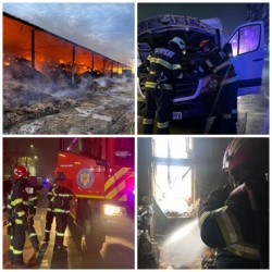 1154 intervenții ale pompierilor militari arădeni în prima lună a anului