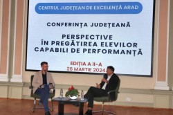 Conferința ,,Perspective în pregătirea elevilor capabili de performanță!” : invitat Prof. univ. dr. Daniel David, rectorul Universității Babeș-Bolyai din Cluj-Napoca