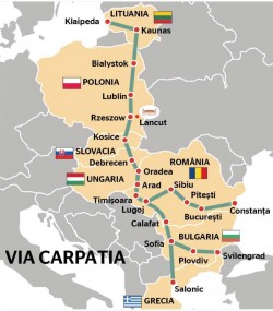 Via Carpatia s-a ales cu 19 kilometri pe teritoriul României. A fost deschis circulației drumul de mare viteză Centura Oradea – autostrada A3