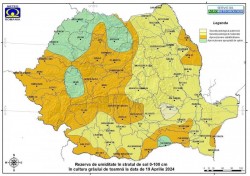 Deși a plouat puțin, rezerva de umiditate în cultura grâului de toamnă se menține doar la nivel satisfăcător în județul Arad. Secetă moderată în jumătate de țară
