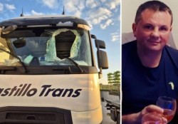 Șofer român ucis de un grilaj de canal, aruncat de pe un pod, în timp ce conducea pe autostradă în Belgia



