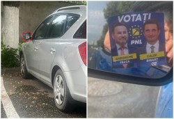 PNL condamnă campania mincinoasă cu autocolantele care a afectat mașinile arădenilor

